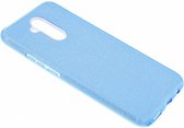 Huawei Mate 20 lite Blauw Glitter TPU Back Cover Hoesje