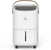 Vibrix DryFlow12 Luchtontvochtiger – 12L per dag – Wasdroogfunctie – Stil & Energiezuinig – Ontvochtiger voor Badkamer, Kelder, Zolder & Slaapkamer – Slimme Dehumidifier