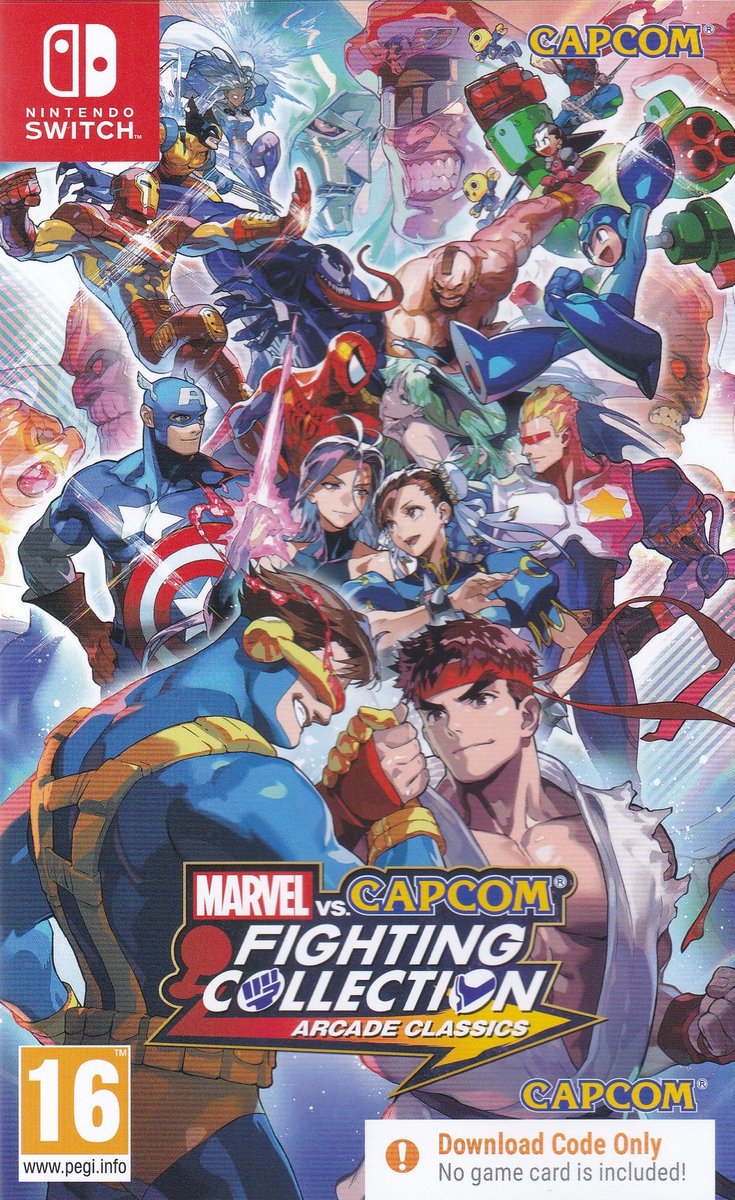 Marvel vs Capcom Fighting Collection - Arcade Classics Code In Box Switch