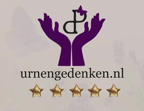Roodborstje mini urn - metaal in hout - 20cm - duurzaam - urnbeeld - design - kwaliteit - inhoud 10ml