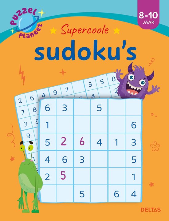 Puzzelplaneet - Supercoole sudoku's 8-10 jaar - cover