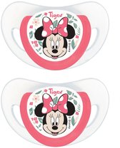 BABYONO BPA-vrije Siliconen Bijtring In De Vorm Van Een Met Hoesje Roze 3m