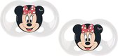 Sucette Tigex Soft Touch Friends | sucette en silicone | Disney Minnie | 2 pièces 18-36 mois