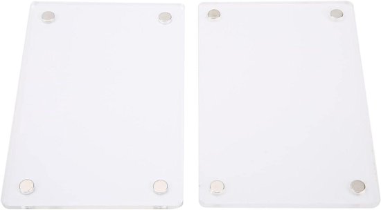 Fotolijst, 6x9 Cm Acryl Fotolijsten Horizontale Magneet HD Dubbelzijdige Fotolijst Set, Transparante Fotolijst voor Instax Mini 3in Foto