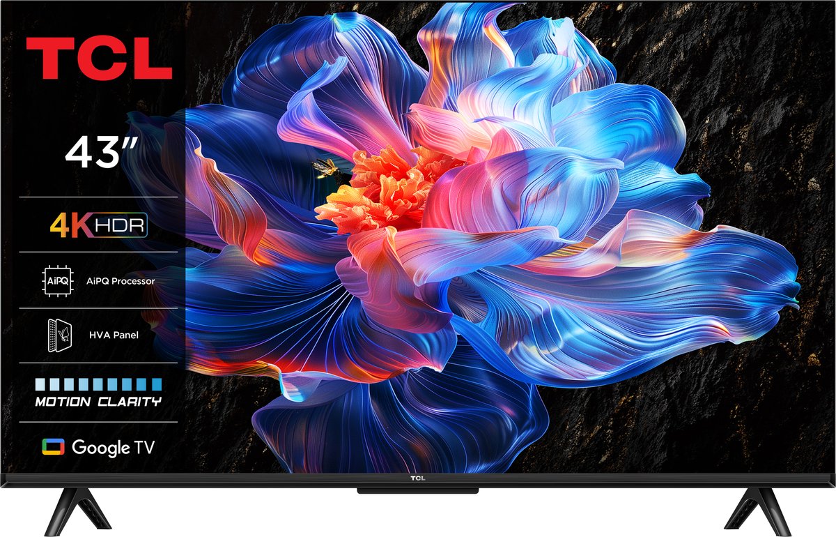 TCL P69K 43" 4K Ultra HD Smart TV - TCL - €277,00