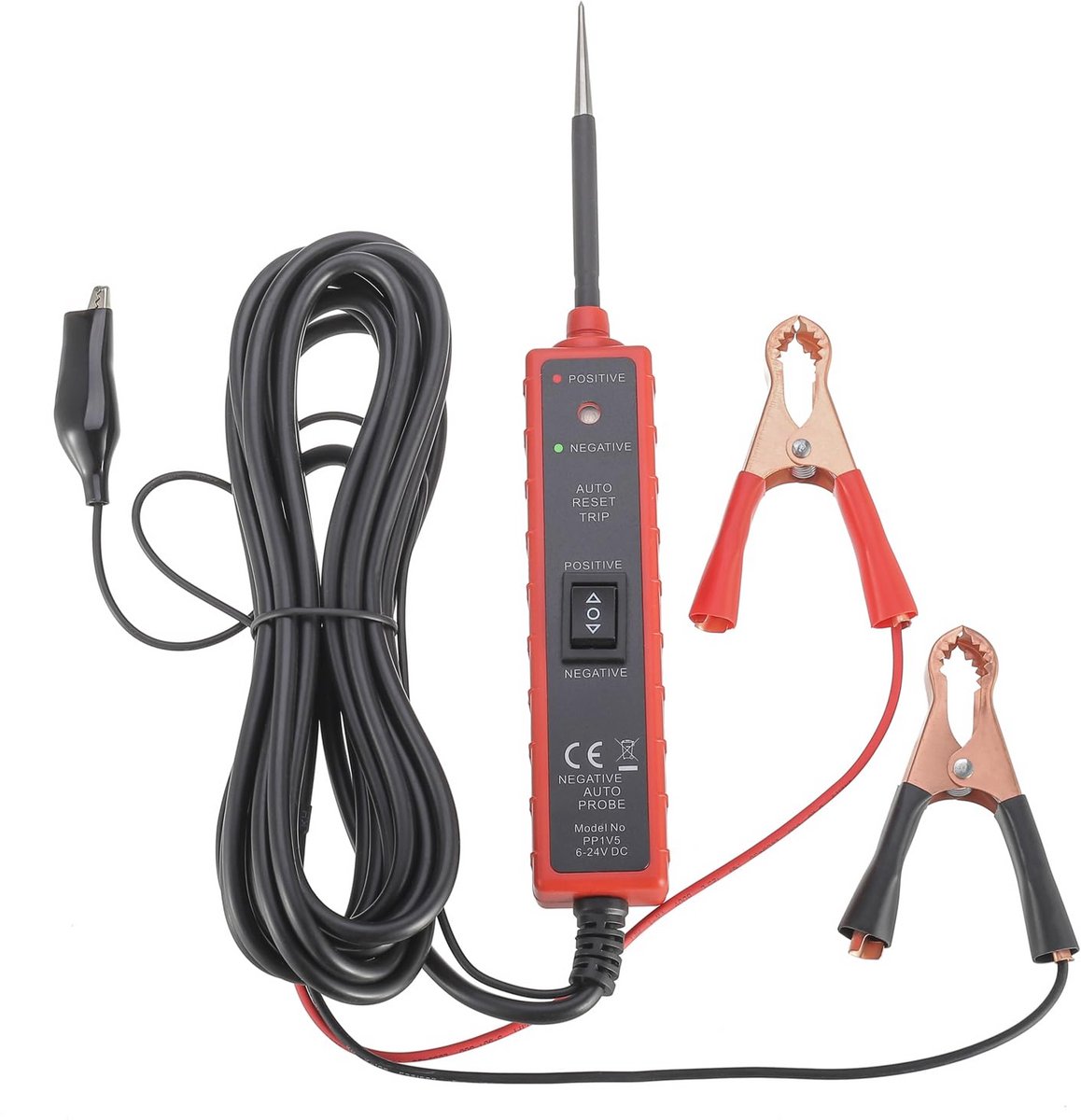 Auto Circuit Tester 6-24V - Kortsluitingstester met LED en Geluidsalarm voor Polaritijd en Continuïteit