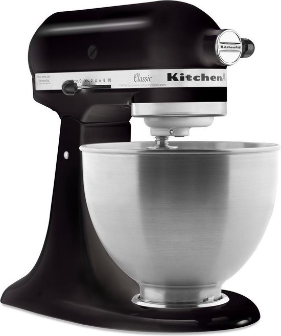 KitchenAid K45SSEOB Classic - Keukenmachine - zwart