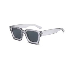 Zonnebril Vrouwen Mannen Trendy Vierkante Grijs Tinten Tortie Frame Mode 90 S Bri