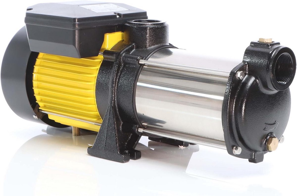 Meertraps Centrifugaalpomp - 8700 L/h, 1100 W, 52 m Opvoerhoogte voor Tuin en Huishoudelijk Gebruik