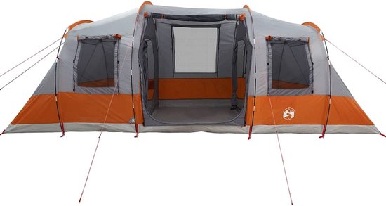 vidaXL - Tunneltent - 6-persoons - waterdicht - grijs van Vidaxl — afbeelding 3