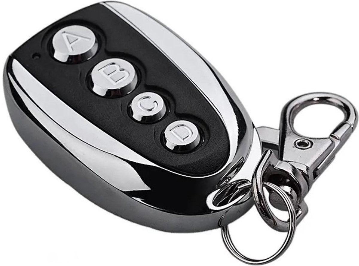 VHV-Universele handzender - Alternatieve Handzender - 433 MHz - Afstandsbediening - Garagedeur motor opener - Garagepoort Opener - Fixed code en Rolling code (beperkte merken) - 50 tot 80 m Bereik