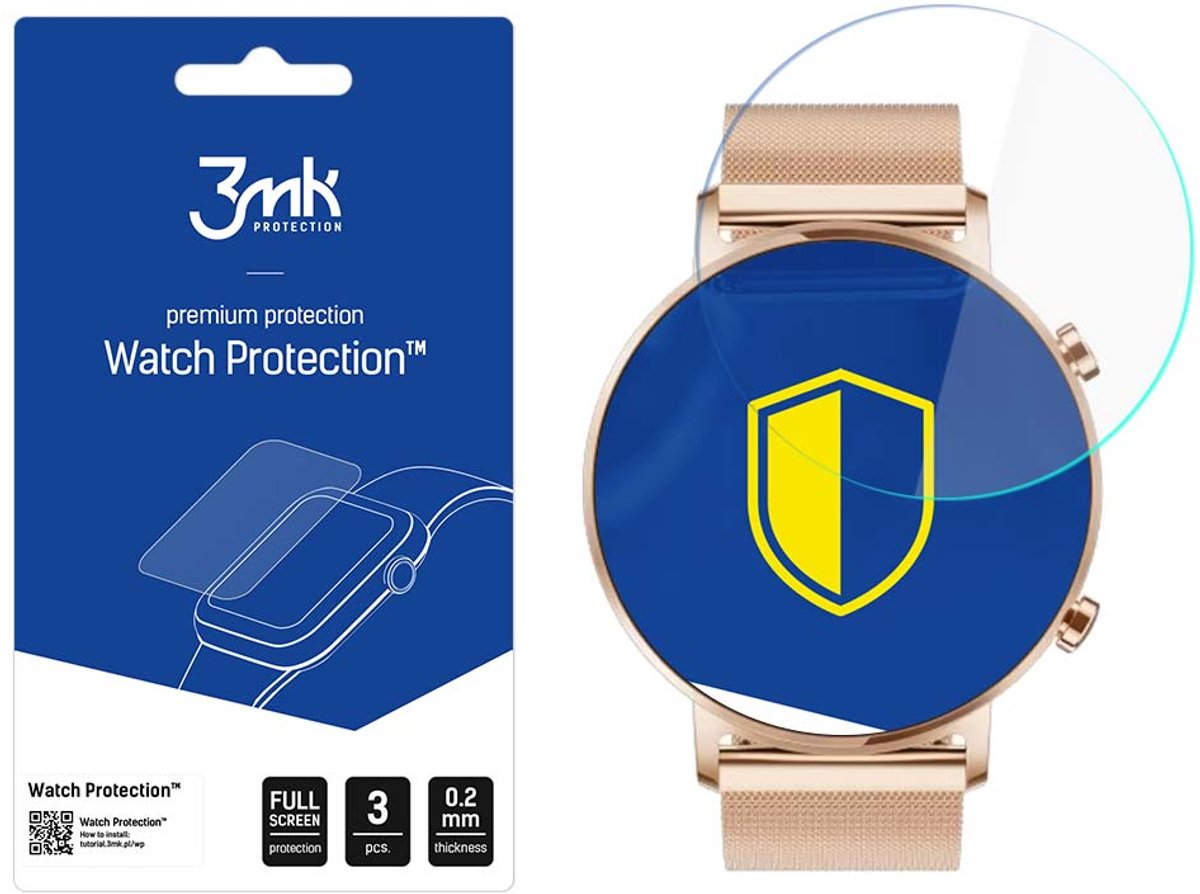 Huawei Watch GT 2 42mm - 3mk Horlogebescherming ARC
