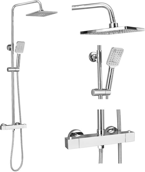 Eisl Hoofddoucheset Grande Vita Chroom Wit - Luxe Douche