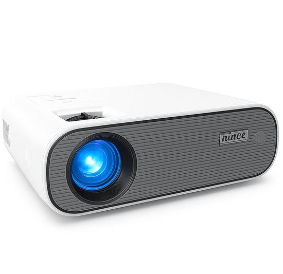 Nince Beamer C10 2021 Model - Input tot Full HD - 7000 Lumen - Streamen Vanaf Je Telefoon Met WiFi - Mini Projector - Mini Beamer