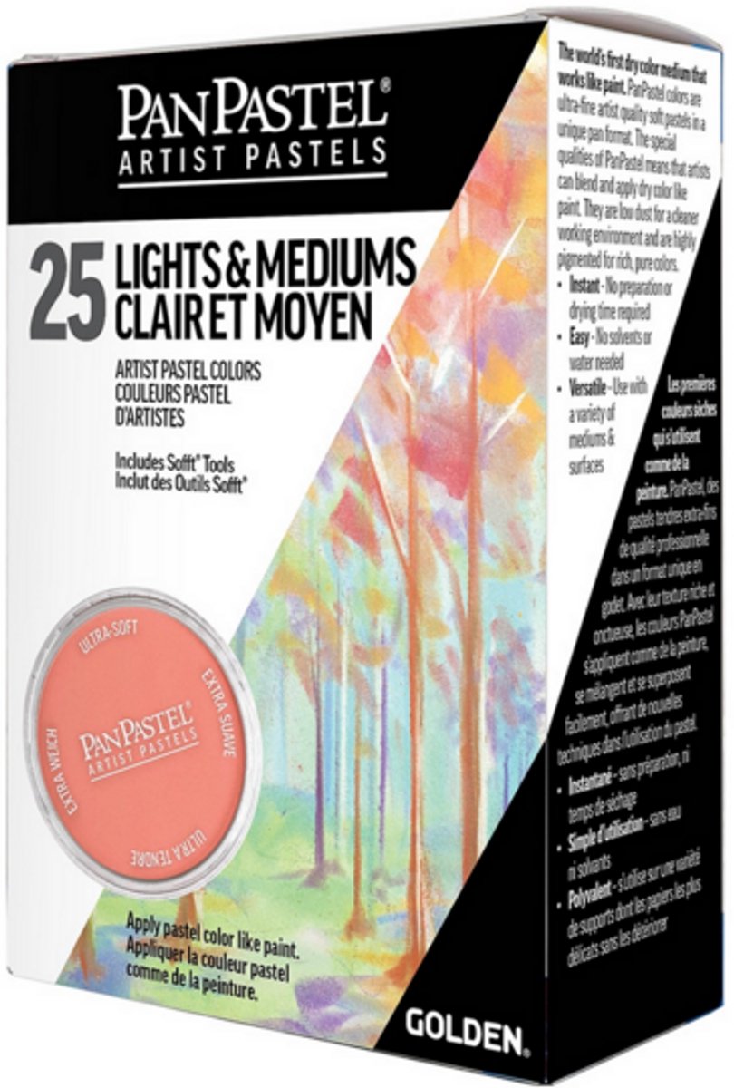 Pan Pastel- Light en Medium- 25 delige set