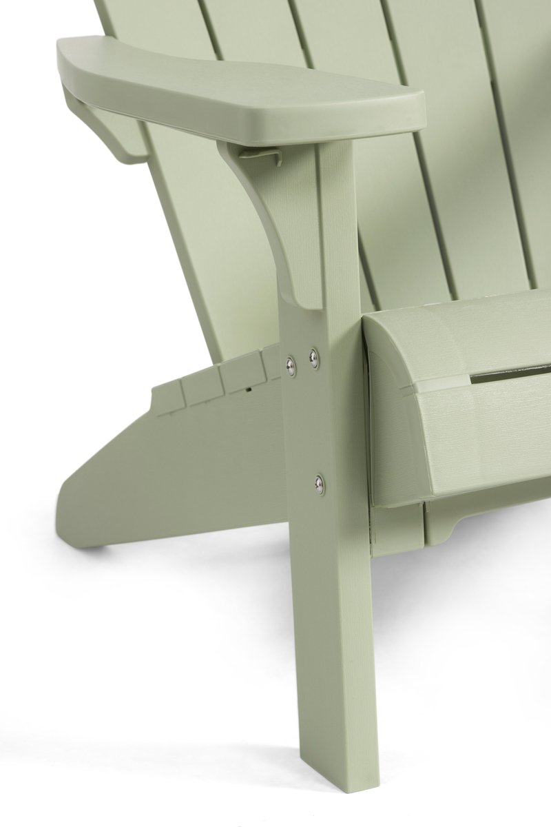 Keter Troy Adirondack Tuinstoel - 2 stuks - Groen thumbnail 2