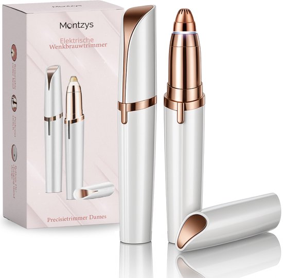 Montzys® Wenkbrauw Trimmer - Gezichtsontharing Apparaat Dames - Precisietrimmer - Gezichtshaar Verwijderen Vrouw