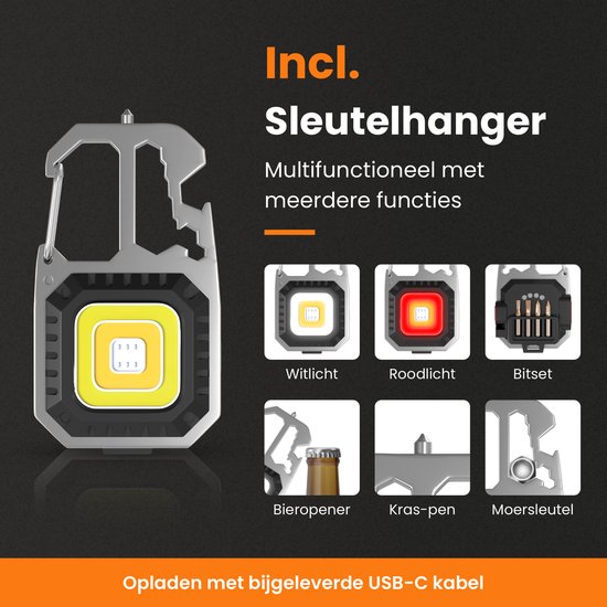 Veltrion Zaklamp LED Oplaadbaar - Gratis Accessoires - Militaire Zaklamp - 6000 Lumen - 26650 Batterij - 5 Standen - Powerbank Functie - Zaklamp op Batterijen - Noodpakket