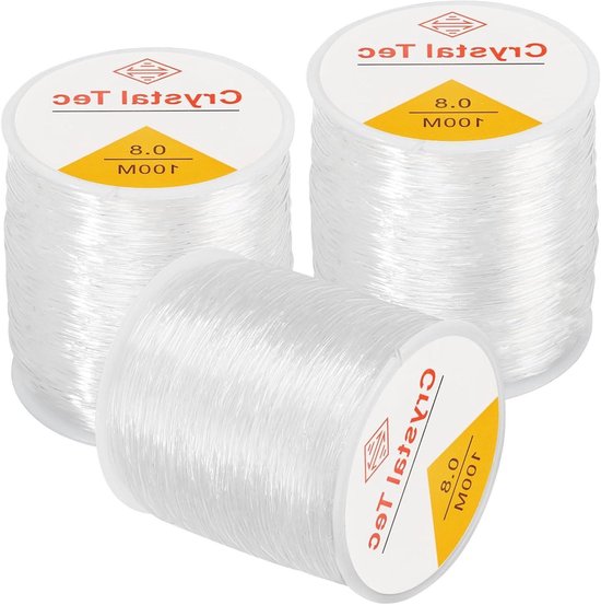 Zwart elastiek 1mm 24 meter - Kralenwinkel Albertien