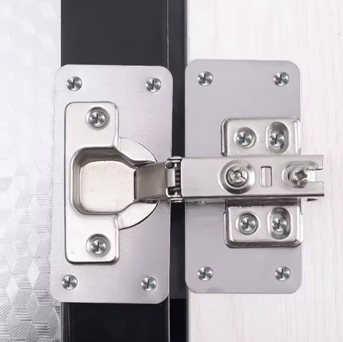 TLVX Sterke Scharnier Reparatie Platen set – Universeel - Reparatieplaat – Keuken deurtjes Herstellen – Bevestigingsplaat - Poreus Hout - Badkamer Meubel Deur Montage – Hangende Deuren Keukenkastjes Oplossen – Scharnier Stevig Vastzetten
