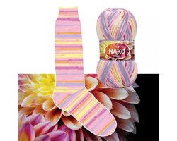 Sokkenwol Nako Boho - Dahlia - Pastel