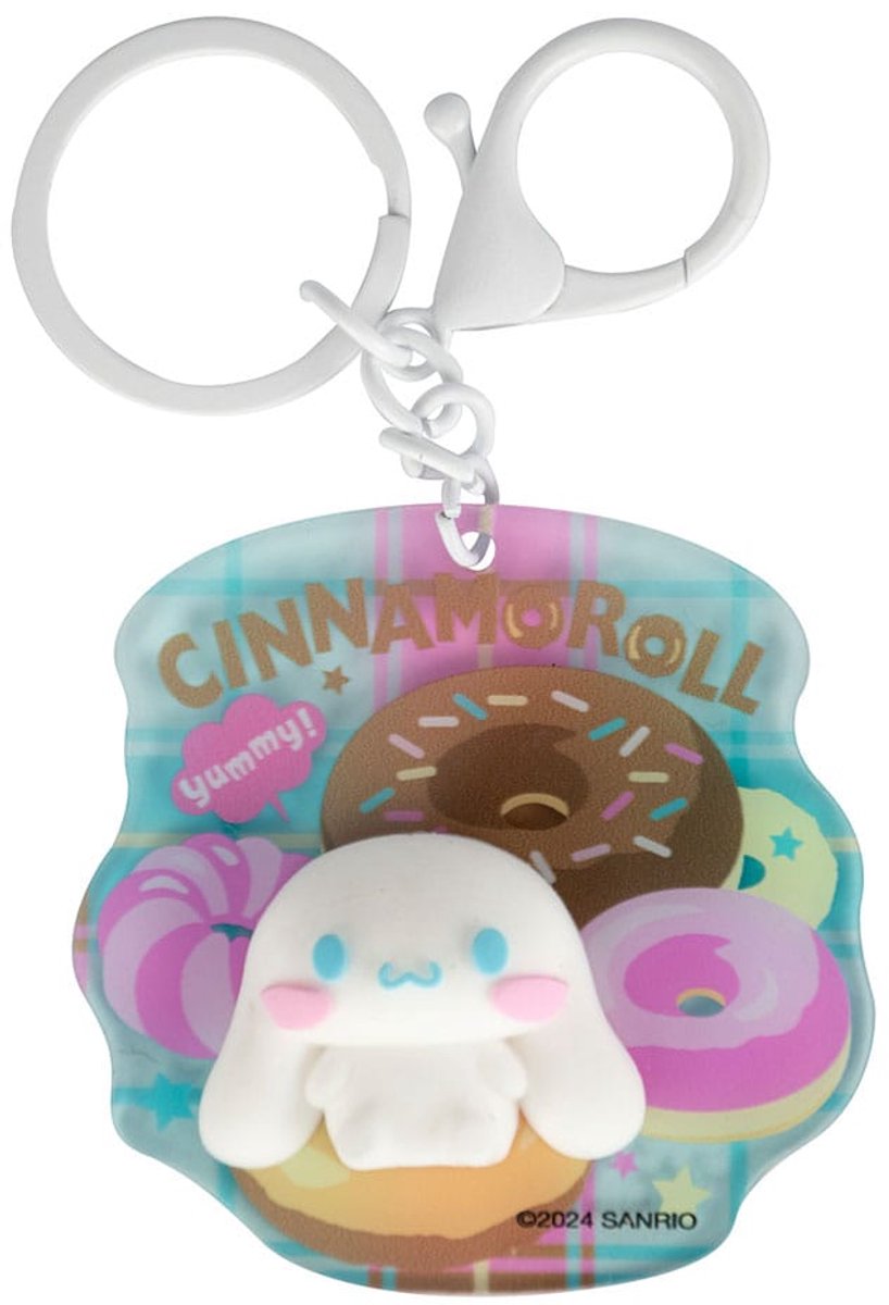 Blue Sky Studios Sanrio 3D Acrylic Keychain Cinnamoroll Keyrings