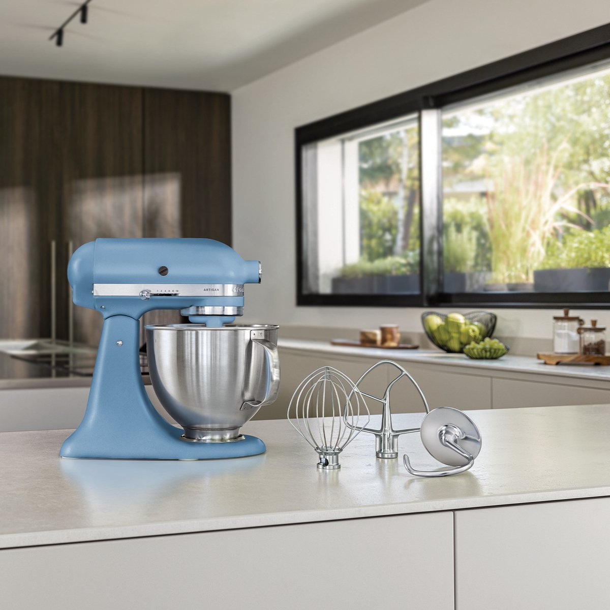 KitchenAid Artisan 5KSM175PSEVB: professionele keukenmachine in blauw thumbnail 3