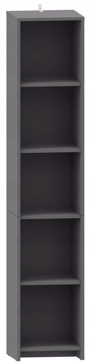UFC ALTIVO Serie - Antraciet Boekenkast - 4 Planken - ABS Rand - 183,5 cm