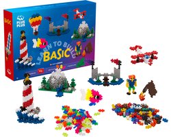 Plus-Plus Learn to Build 600 delige bouwset - 5008 - Bouwspeelgoed - Constructiespeelgoed - Set met bouwstenen - Vanaf 5 jaar