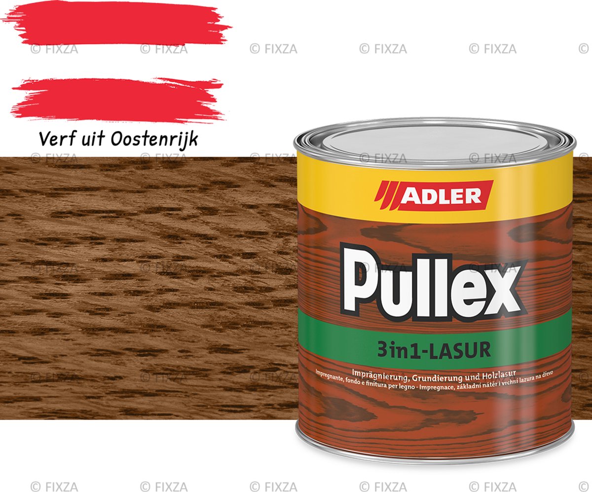 ADLER Pullex 3in1-Lazuur Nasi Goreng, bruine beits 2,5 liter
