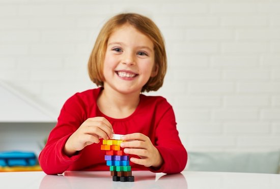 Plus-Plus Fantastici giocattoli da costruzione, Big Learn to Build, set da 60 pezzi, 300.3288