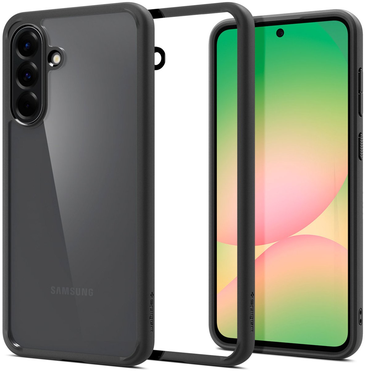 Spigen Hoesje geschikt voor Samsung Galaxy A56 - Ultra Hybrid - Zwart