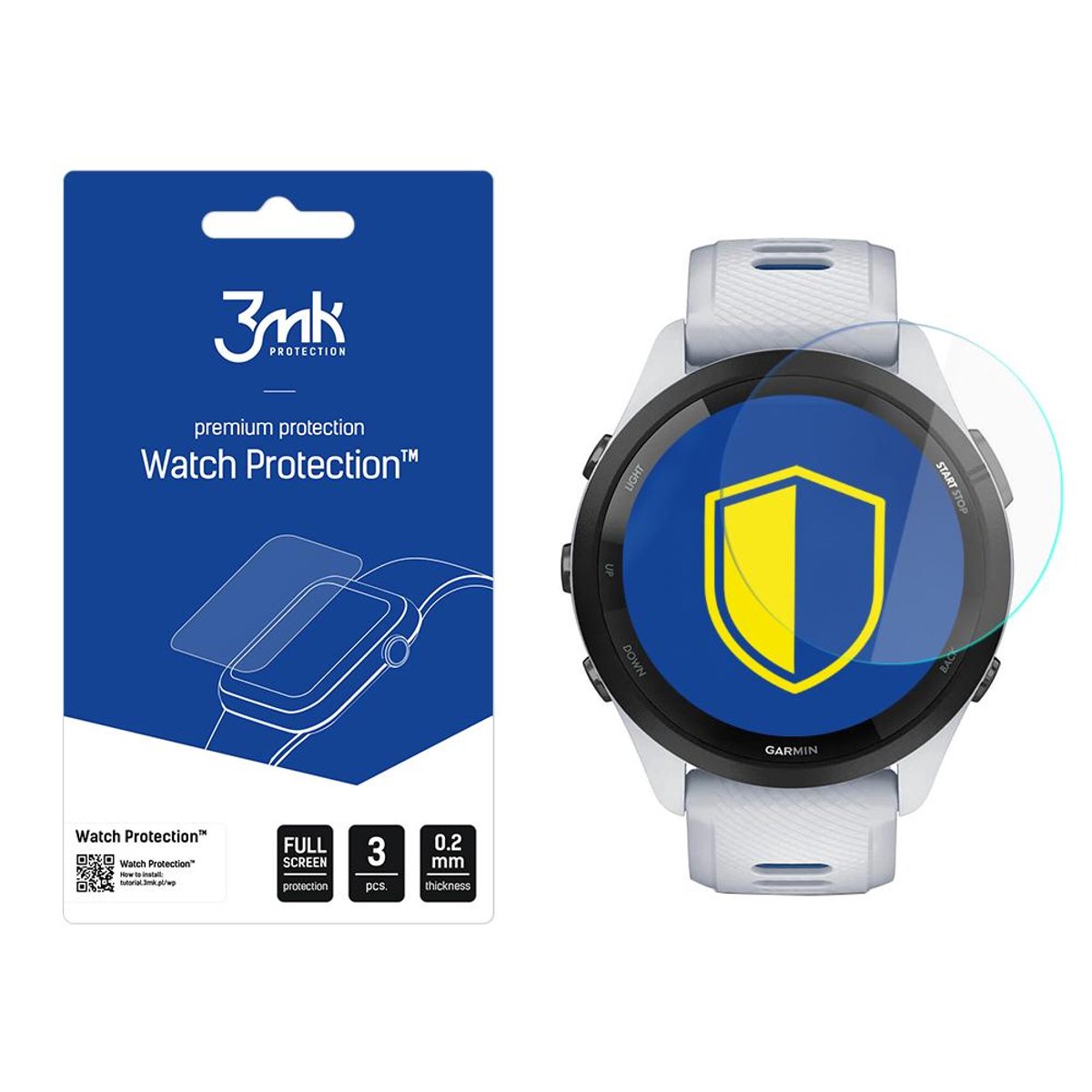 3Mk Bescherming Voor Garmin Forerunner 265 Arc Gehard Glas Anti-Oppervlak