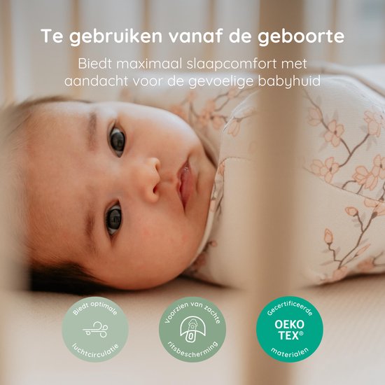 Puckababy Piep Inbakerslaapzakje baby (0-3m) - Blossom - Katoen TOG 0.5 — afbeelding 4