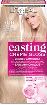Bol.com L'Oréal Paris Casting Crème Gloss Extra Licht Asblond 1010 - Semi-permanente Haarkleuring Zonder Ammoniak aanbieding