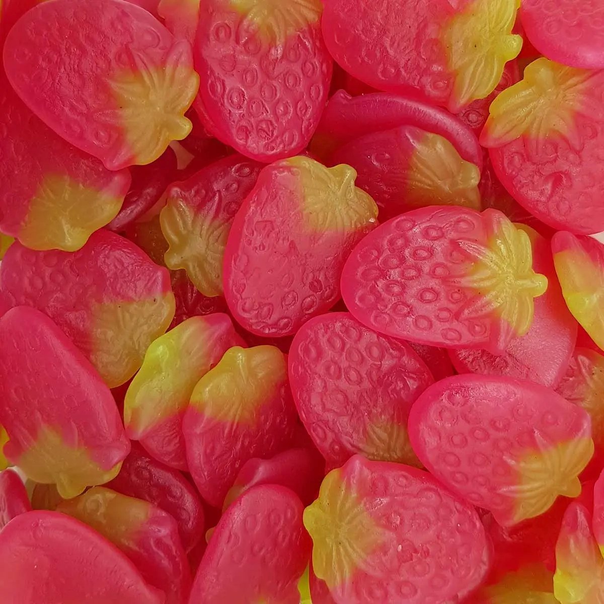 Aardbei snoepjes Vegan Frisia 1500 gram