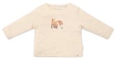 T-shirt manches longues Little Dutch - Taille 62 - Sable mêlé