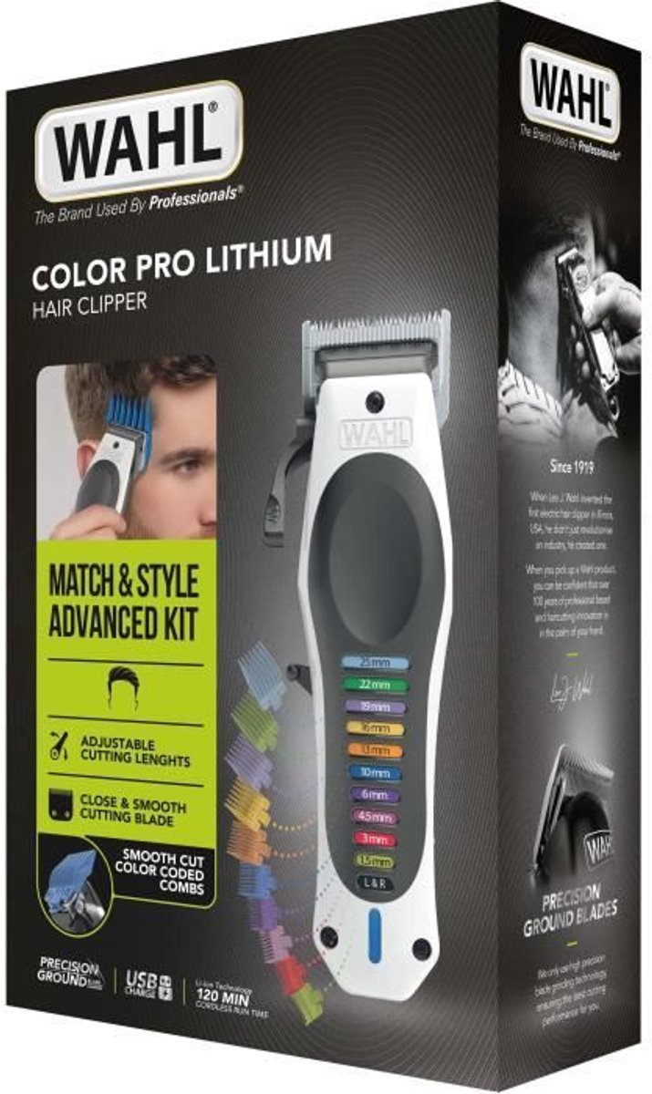 WAHL ColorPro draadloze tondeuse - 120 min accu, 10 standen thumbnail 6
