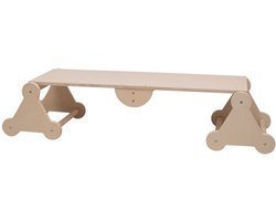 Playland houten evenwichtsbalk 3 in 1 voor kinderen - evenwicht speelgoed - Motorische vaardigheidstraining voor kinderen - montessori speelgoed