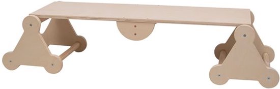 Playland houten evenwichtsbalk 3 in 1 voor kinderen - evenwicht speelgoed - Motorische vaardigheidstraining voor kinderen - montessori speelgoed