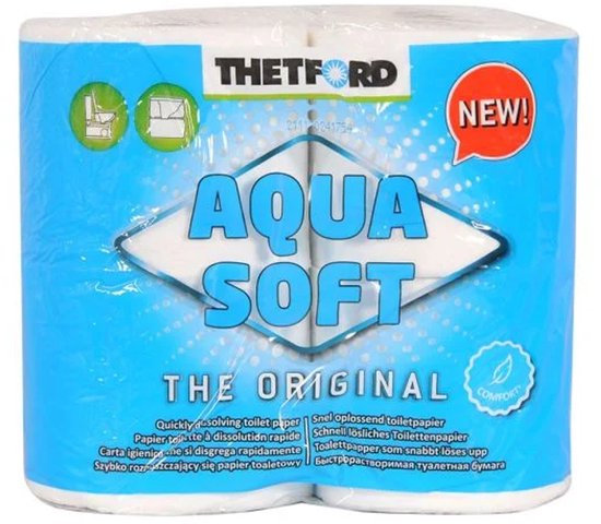 Thetford - Aqua Soft Toiletpapier - 4 Rollen