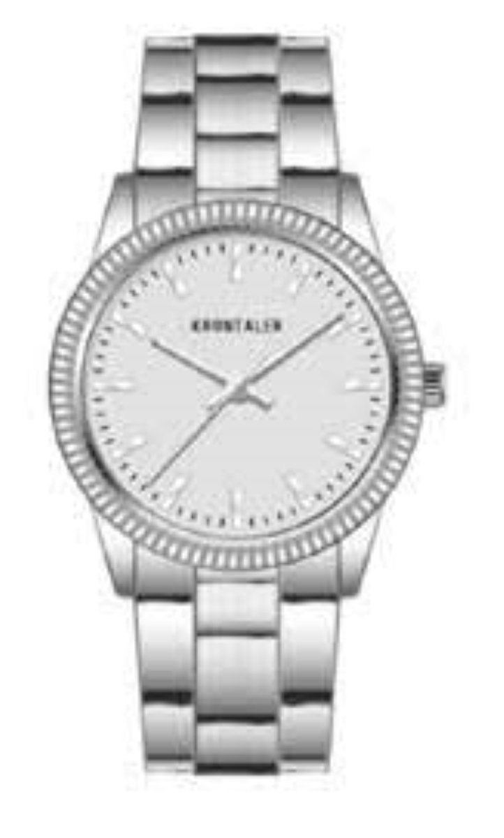 KRONTALER - HORLOGE HEREN - ZILVER