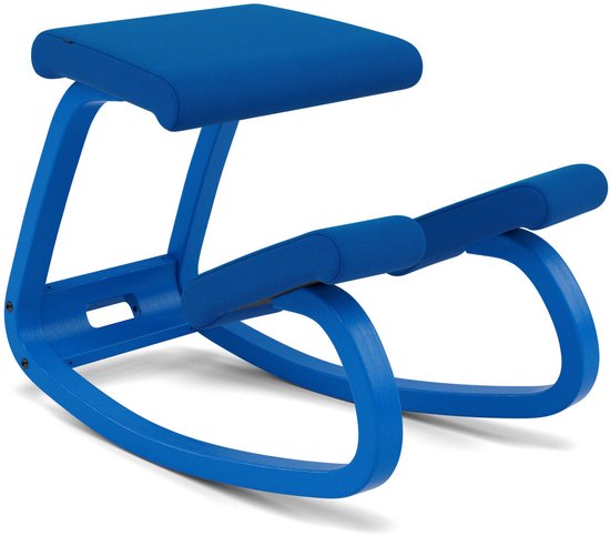 Chaise Ergonomique Pendule en Cuir Noir par Peter Opsvik pour Stokke