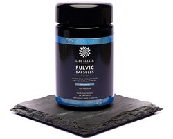 Life Elixir Fulvinezuur Original Capsules 60 stuks – Natuurlijk Fulvinezuur Supplement | 25 mg per Capsule – Helpt bij verbeteren weerstand – Ondersteunt immuunsysteem – Allergeenvrij