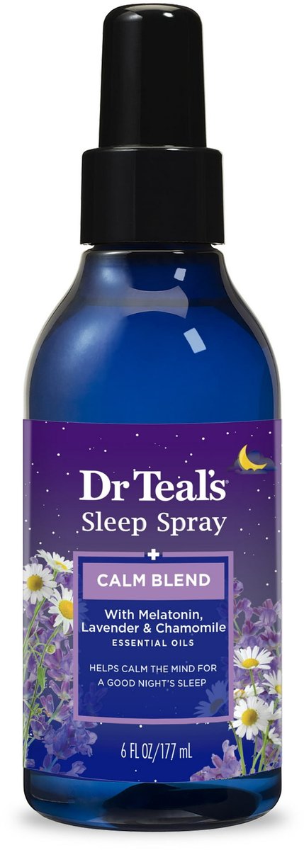 Dr Teal's Sleep Spray by Dr Teal's 177 ml - Sleep Spray with Melatonin & Essenstial Oils to promote a better night sleep