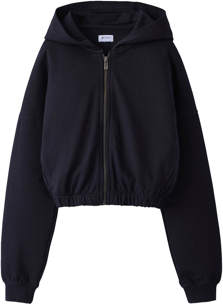 Jonen Cropped sweater met rits en capuchon voor meisjes JONEN