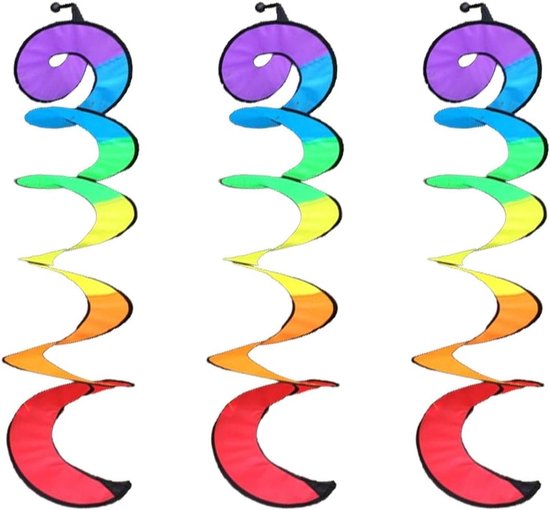 LUKDUNG 4 stuks regenboog windgong bloem windmolen 30 cm Sparkly windmolen spinner voor gazon, tuin, terras, balkon, tuinsteker, decoratie
