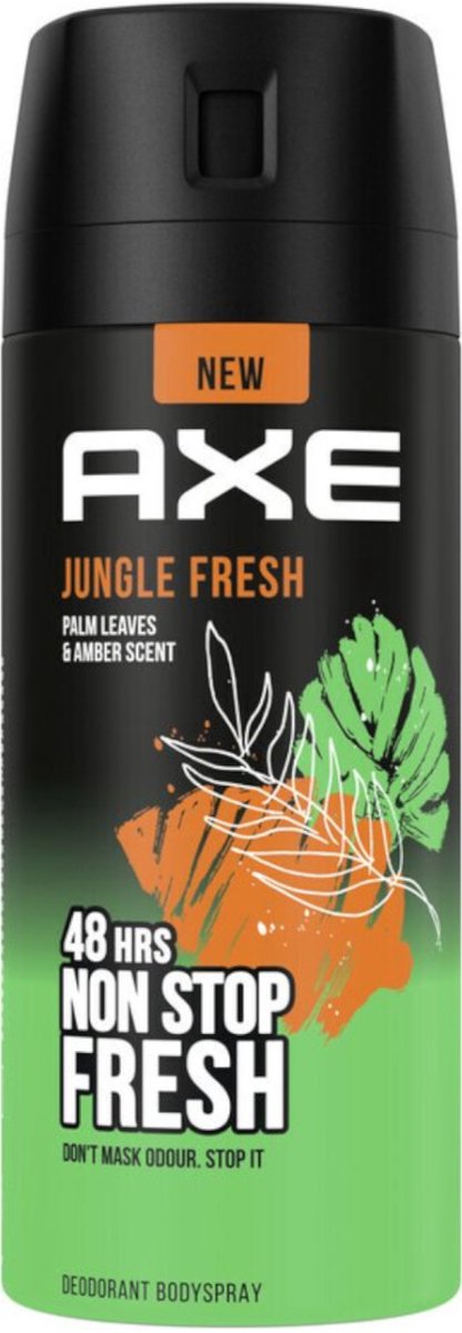 Goedkoopste Axe Deodorant Bodyspray Jungle Fresh 150 ml
