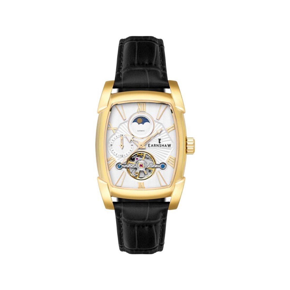 Earnshaw - ES-8296-03 - Polshorloge - Heren - Automatisch - Heritage Kensington
