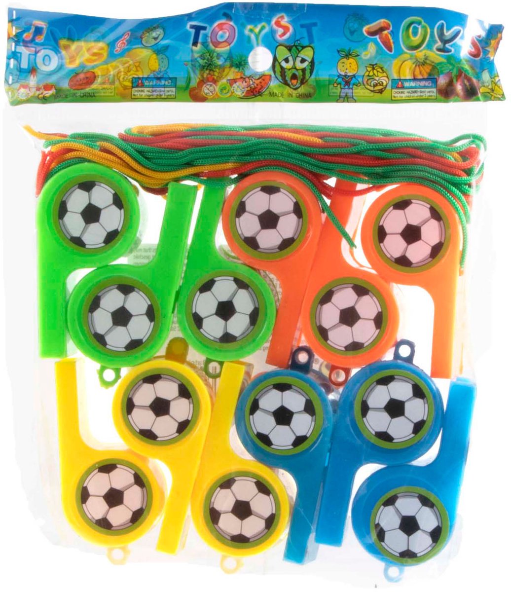 Voetbalfluitjes, 12st.